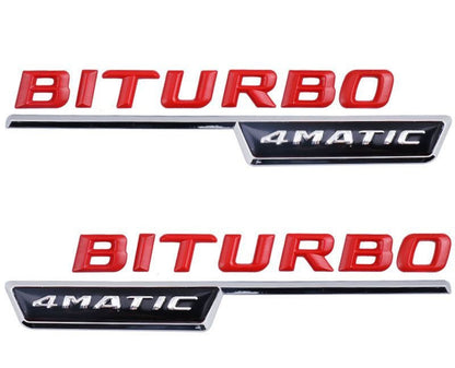 Емблема  BITURBO 4MATIC 2 бр.