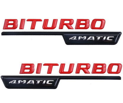 Емблема  BITURBO 4MATIC 2 бр.