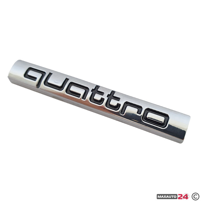Надпис QUATTRO - сив