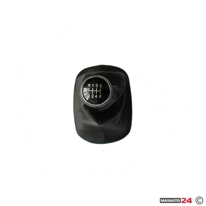 Топка за скоростен лост с маншон съвместима с Passat B6 3C (05-10) със 6 скорости - Black