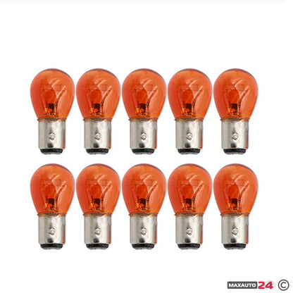 Крушки Maxxx Light - 12V PY21W Оранжеви 10бр в кутия