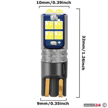 Диодни крушки 3032 10SMD - 12/24V 2бр/к-т