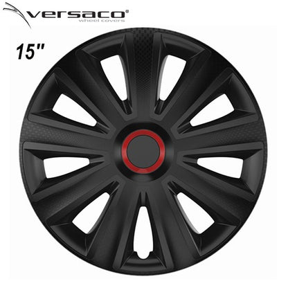 Тасове за джанти 15'' Versaco Carbon Aviator RR - Black