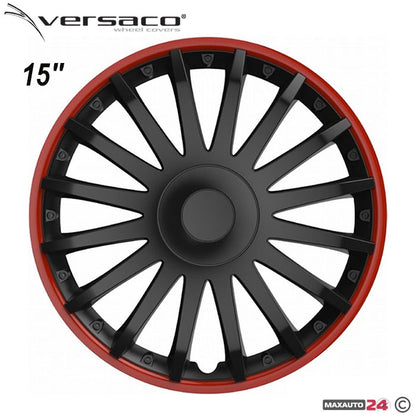 Тасове за джанти 15" Versaco Crystal RO Black