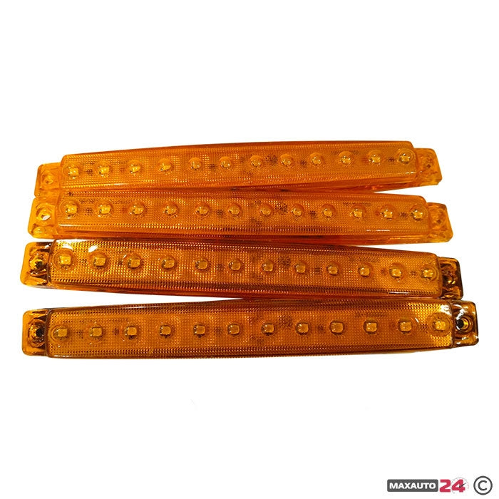 Габарит 0050 с 12 LED диода - 24V Оранжев