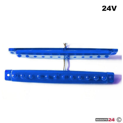 Габарит 0050 с 12 LED диода - 24V Син