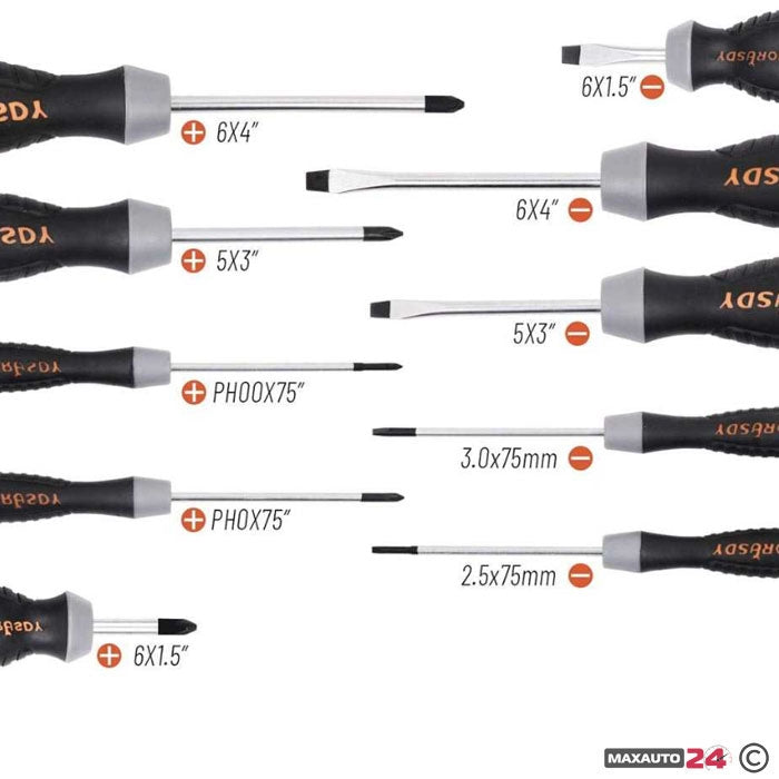 Отвертки със стойка SDY-94301/252 - 21БР/К-Т