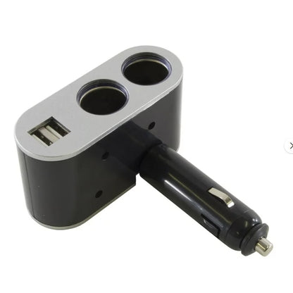 Разклонител за запалка с 2 гнезда и 2 USB - PG151