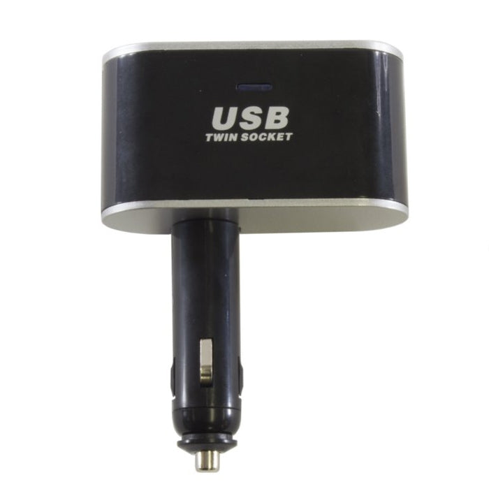 Разклонител за запалка с 2 гнезда и 2 USB - PG151
