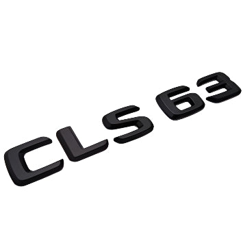 Емблема CLS63 задна лепяща черна