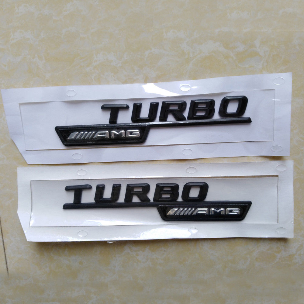 Емблема  TURBO AMG 2бр