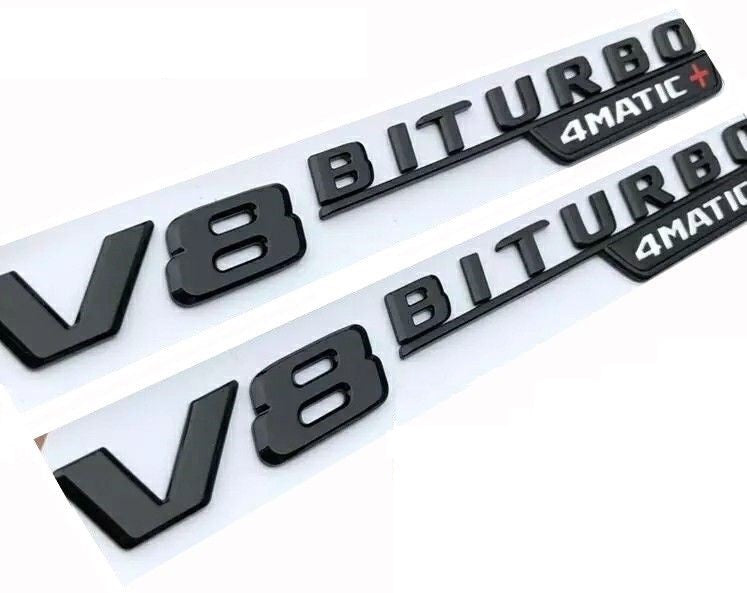 Емблема 2бр V8 BITURBO 4matic