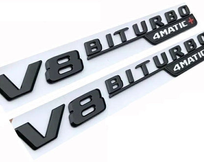 Емблема 2бр V8 BITURBO 4matic