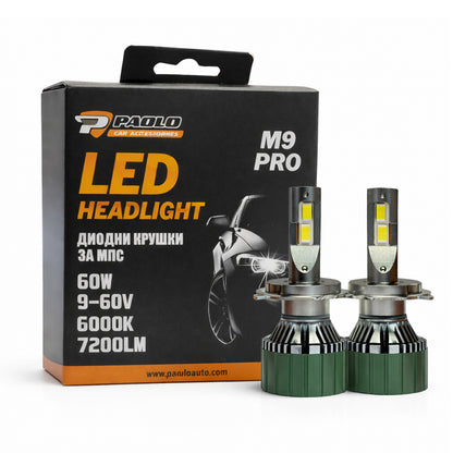 Диодни крушки M9 PRO H4 9-60V 2БР/К-Т