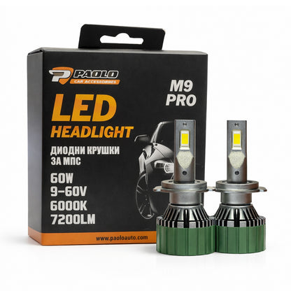 Диодни крушки M9 PRO H7 9-60V 2БР/К-Т