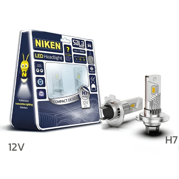 Диодни крушки Niken H7 Solo 12V 2бр/к-т