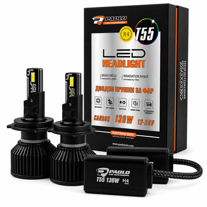 Крушки диодни H4 / T55 - 130W - 12/24V