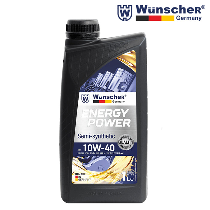 Масло Wunscher 8010 ENERGY POWER 10W/40 - 1л.