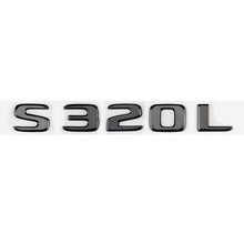 Емблема S320L задна лепяща черна