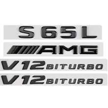 Емблема S65L AMG V12 biturbo Black