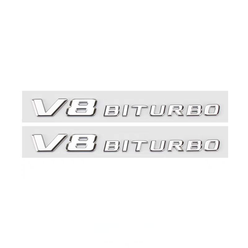 Емблема 2бр V8 Biturbo 2020+