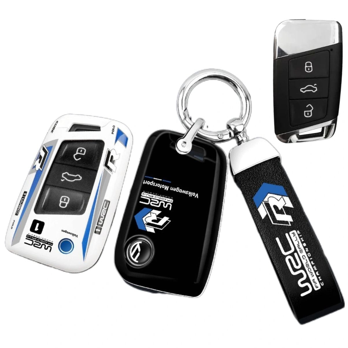 Калъф за ключ Rline white VW-11