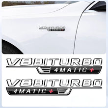 Емблеми V8 BITURBO 4MATIC 2 бр.