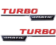 Емблема  TURBO 4MATIC 2 бр.