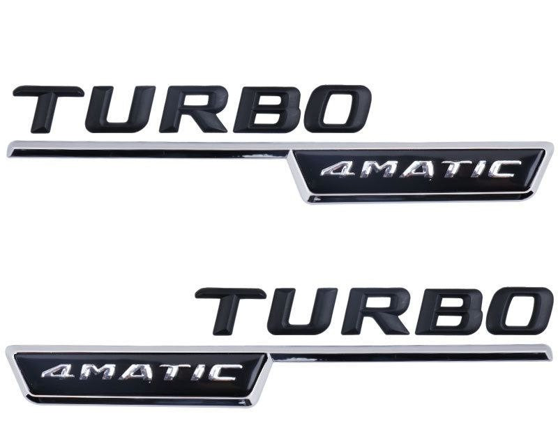 Емблема  TURBO 4MATIC 2 бр.