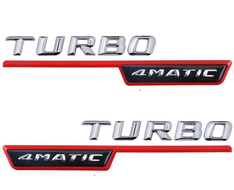 Емблема  TURBO 4MATIC 2 бр.