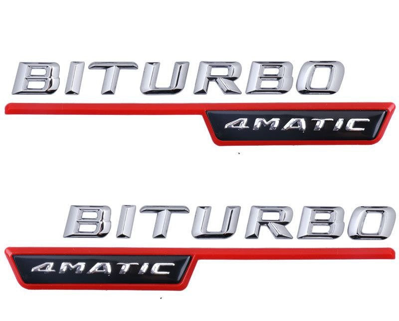 Емблема BITURBO 4MATIC 2бр.