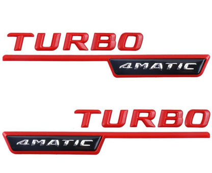 Емблема  TURBO 4MATIC 2 бр.