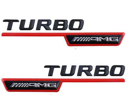 Емблема  TURBO AMG 2 бр.