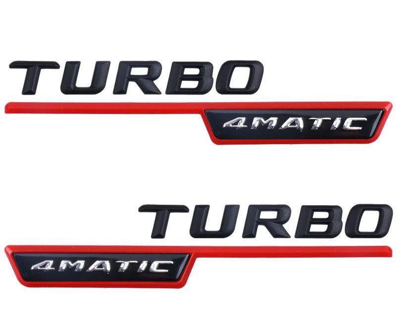 Емблема  TURBO 4MATIC 2 бр.