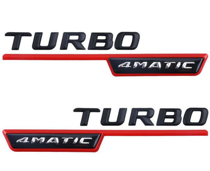Емблема  TURBO 4MATIC 2 бр.