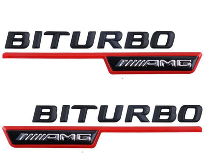 Емблема  BITURBO AMG 2 бр.