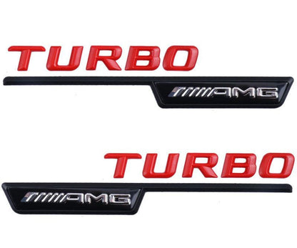 Емблема  TURBO AMG 2 бр.
