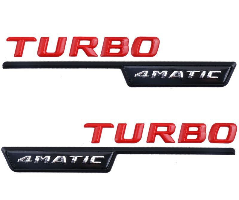 Емблема  TURBO 4MATIC 2 бр.