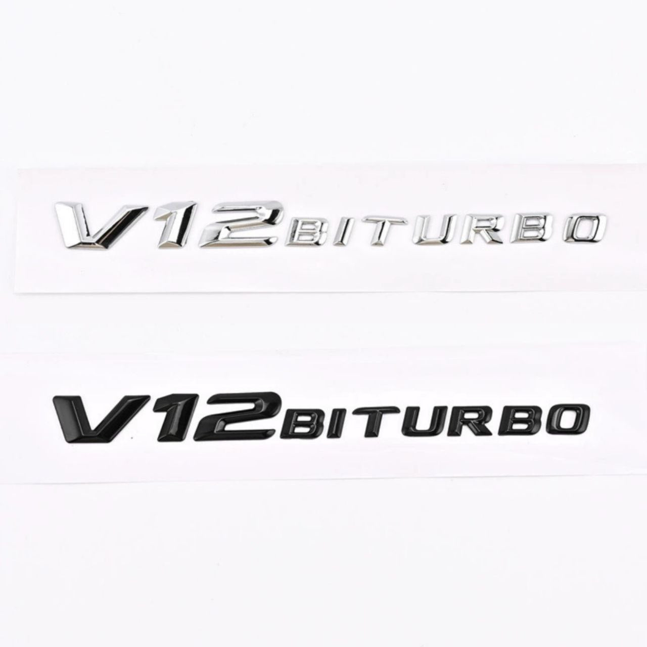 Емблема 1бр V12 Bitrubo лепяща 2014-2020г