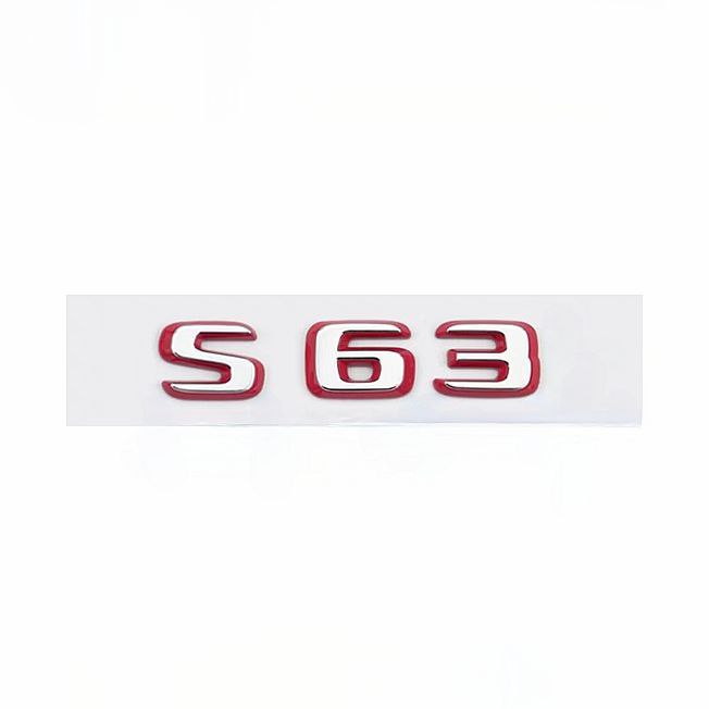 Емблема S63 задна лепяща 2020 - 2025 г.