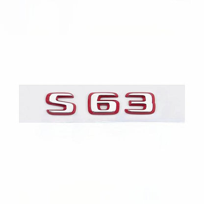 Емблема S63 задна лепяща 2020 - 2025 г.