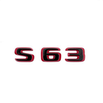 Емблема S63 задна лепяща 2020 - 2025 г.