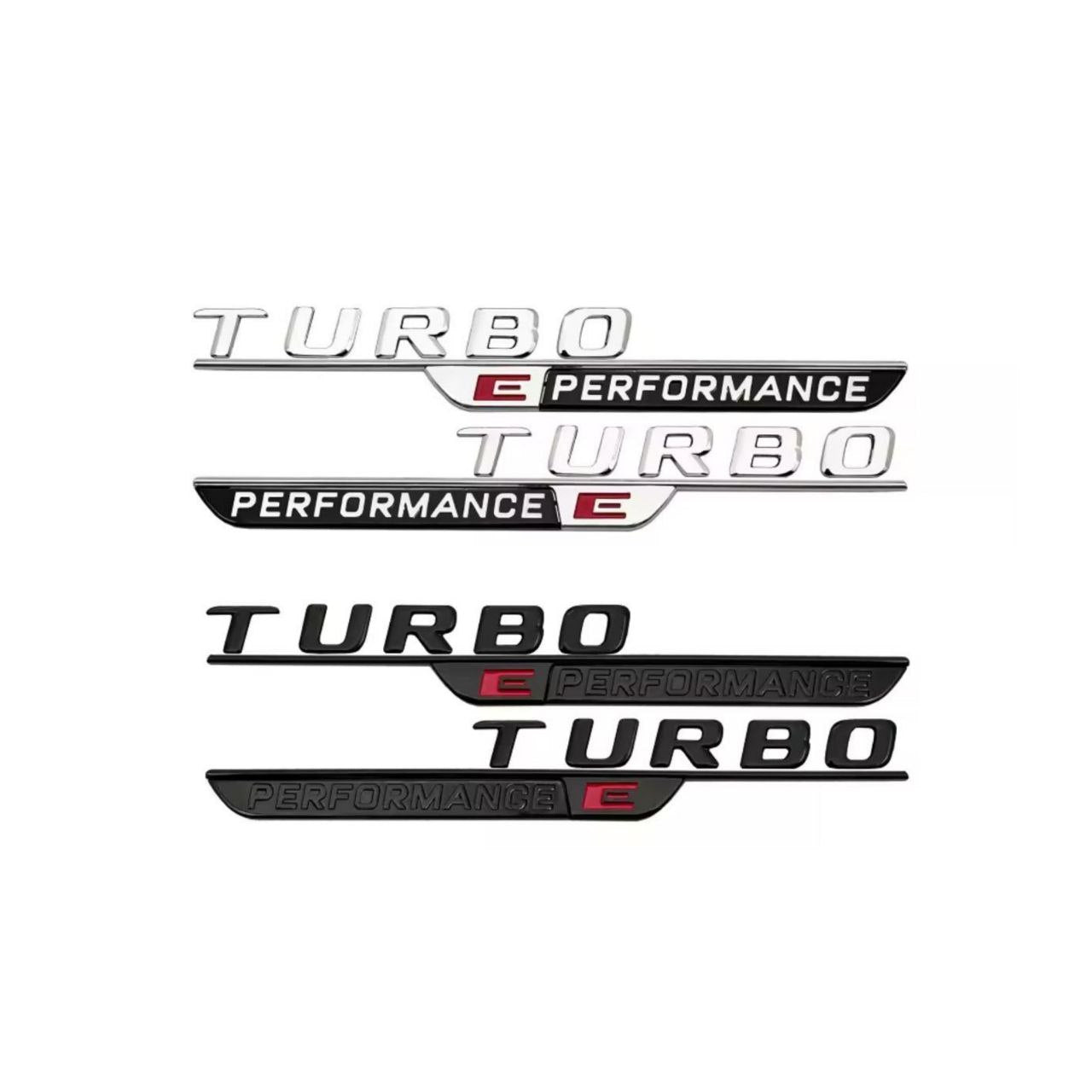 Емблема TURBO E Performance 2 бр.