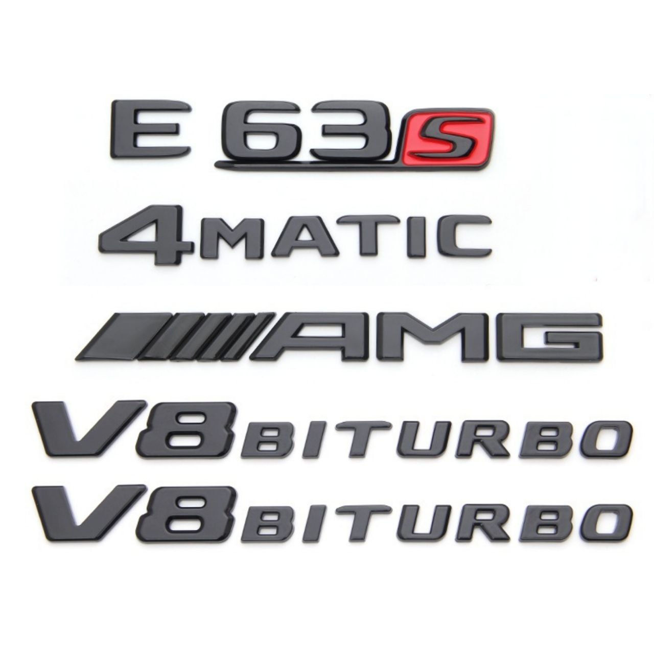 Емблеми E63S AMG V8 BITURBO 4MATIC