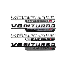 Емблеми V8 BITURBO Е PERFORMANCE / 4 MATIC+