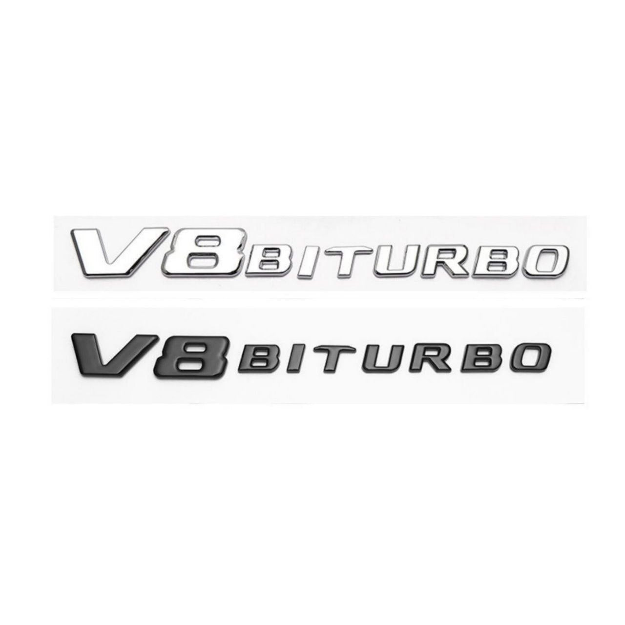 Емблема 1бр V8 Biturbo лепяща 2020-2025г