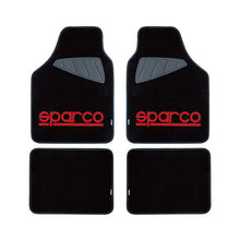 Стелки мокет SPC1903A Sparco Черни-Червени 4БР/К-Т