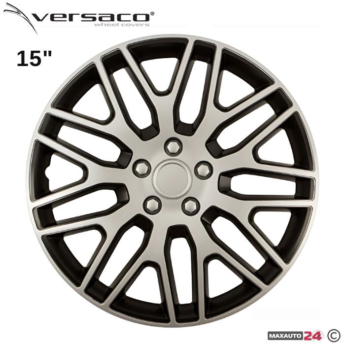 Тасове за джанти 15'' Versaco Dakar Silver/Black