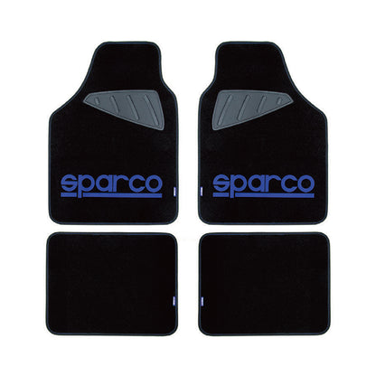 Стелки мокет SPC1901A Sparco Черни-Сини 4БР/К-Т