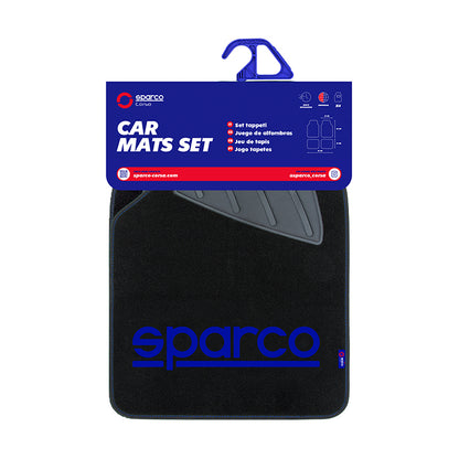 Стелки мокет SPC1901A Sparco Черни-Сини 4БР/К-Т